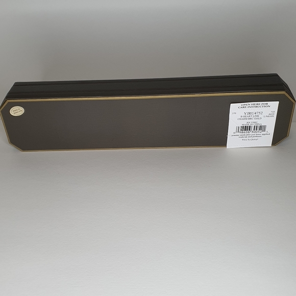 Juicy Couture Heart Link Charm Bracelet (Gold Tone) - Picture 6 of 7